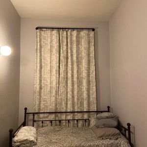 Pottery Barn Dry Brush Printed Blackout Curtain